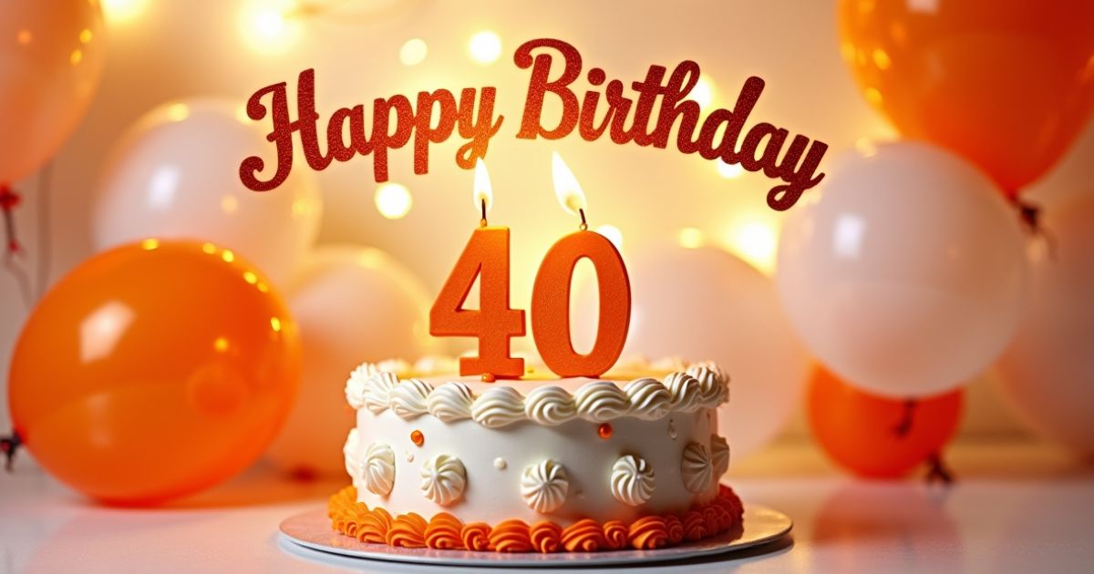 40th Birthday Wishes For Sister