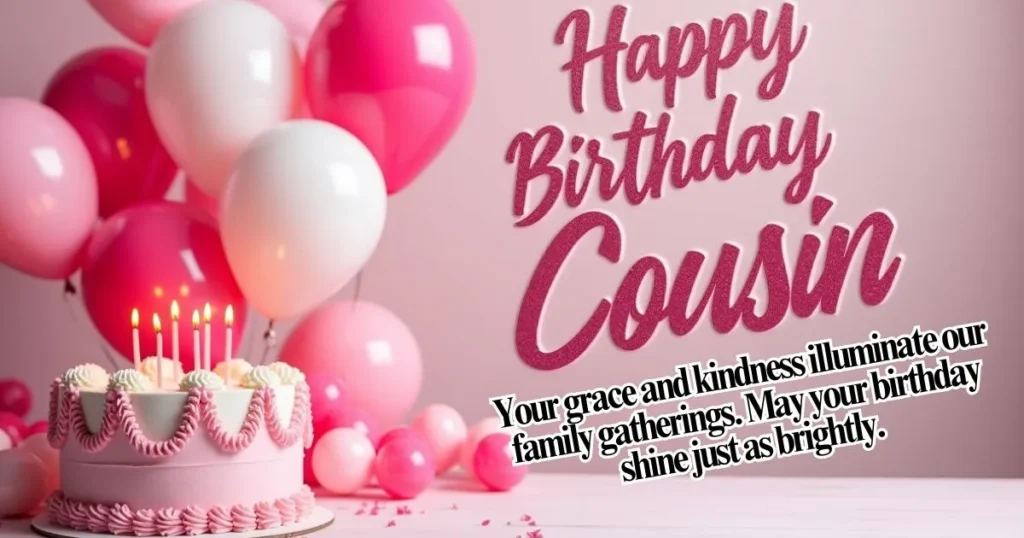 Affectionate Birthday Wishes for Female Cousins