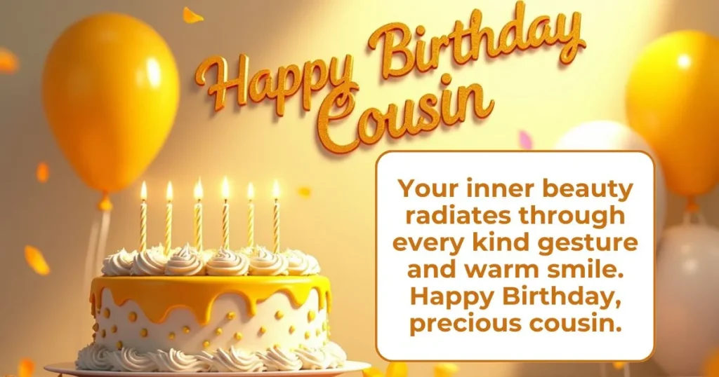 Beautiful Birthday Messages for a Beautiful Cousin