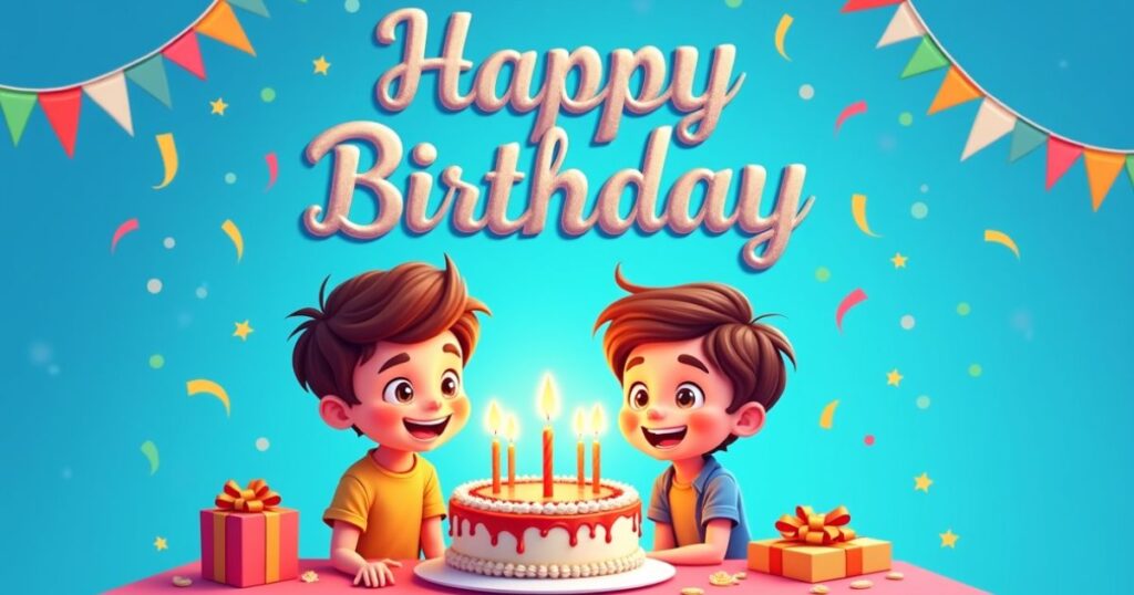 Birthday Wishes For Your Twin Sons