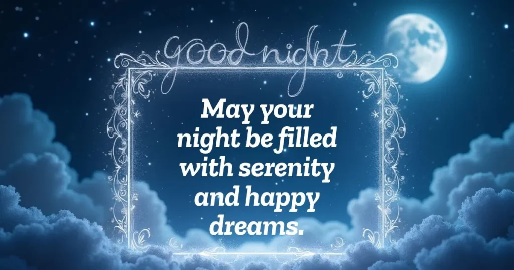 Comforting Good Night Wishes