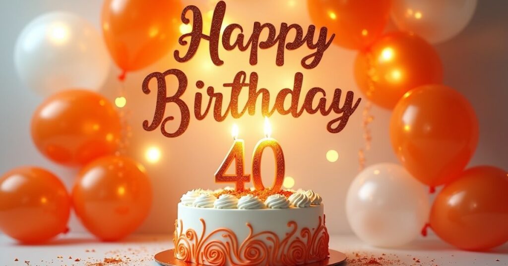 Funny 40th Birthday Wishes