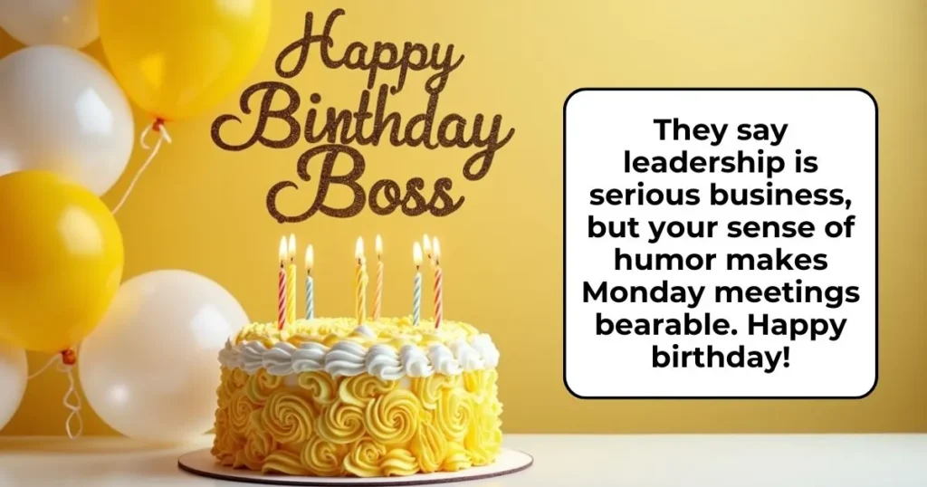 Funny Birthday Wishes for Boss