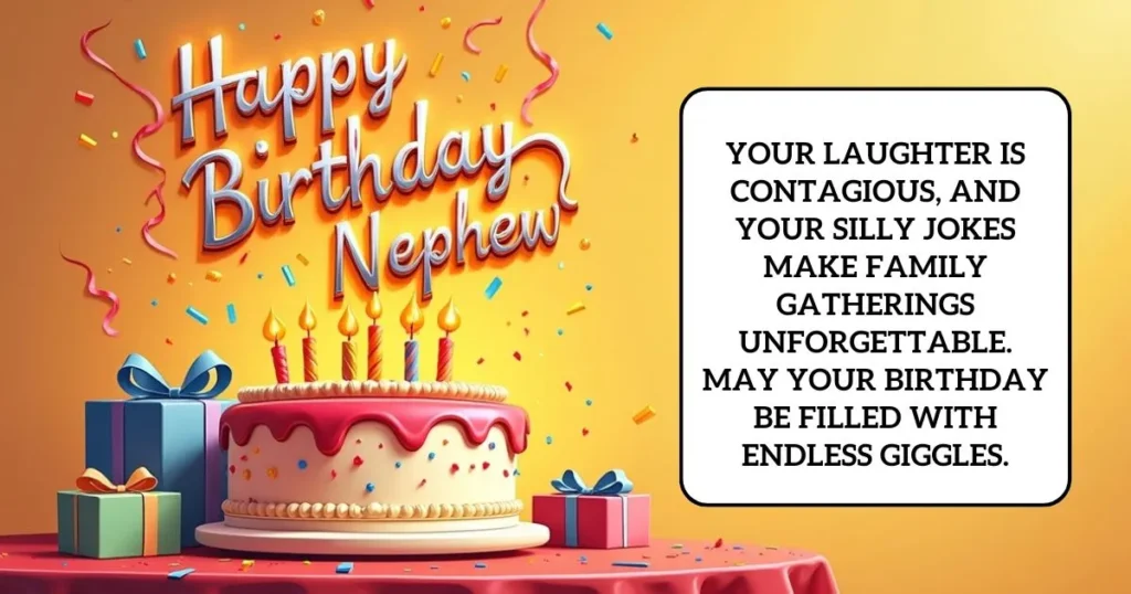 Funny Happy Birthday Wishes for Your Nephew