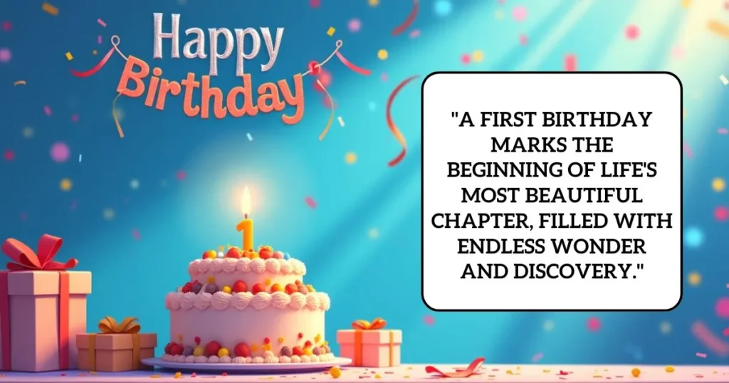 Happy 1st Birthday Quotes