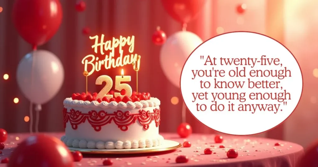 Happy 25th Birthday Quotes