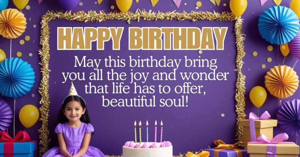 Happy Birthday Cute Wishes for Girl