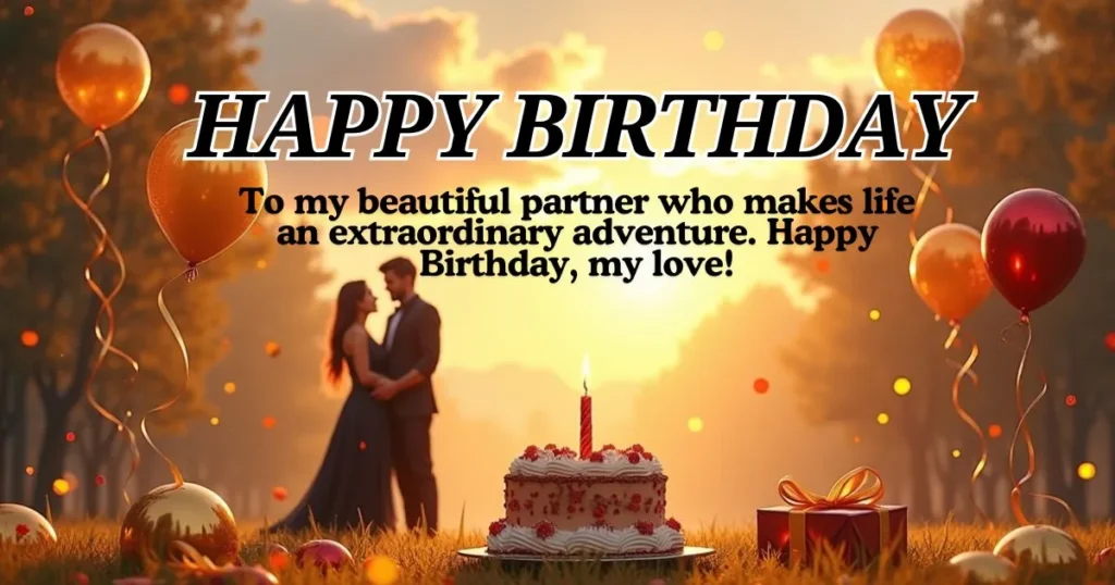 Happy Birthday Cute Wishes for Husband