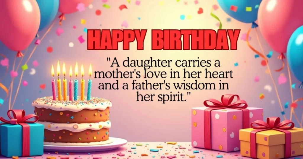 Happy Birthday Quotes for Daughter