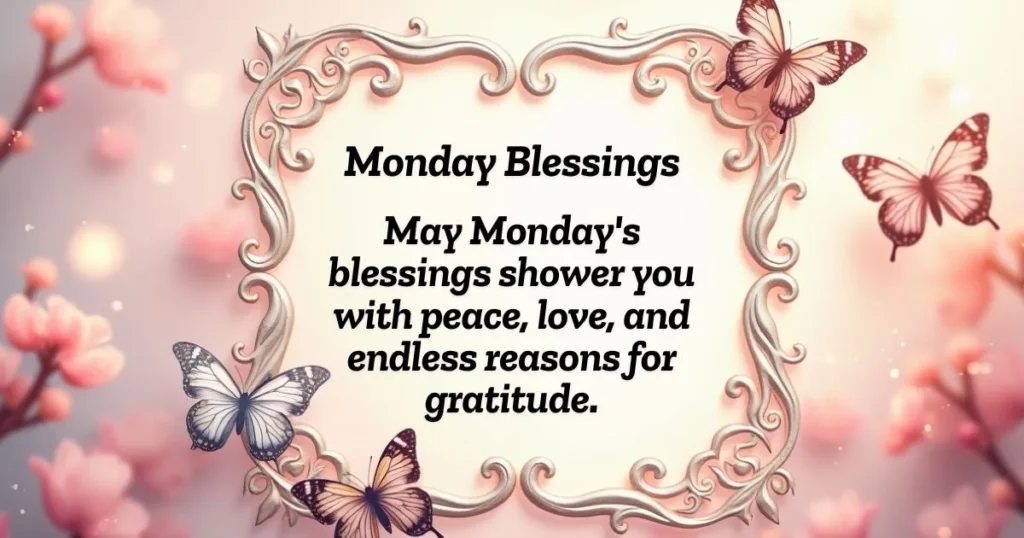 Happy Monday Blessings