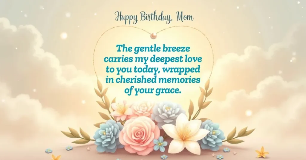 Heart-touching Birthday Wishes for Mother in Heaven