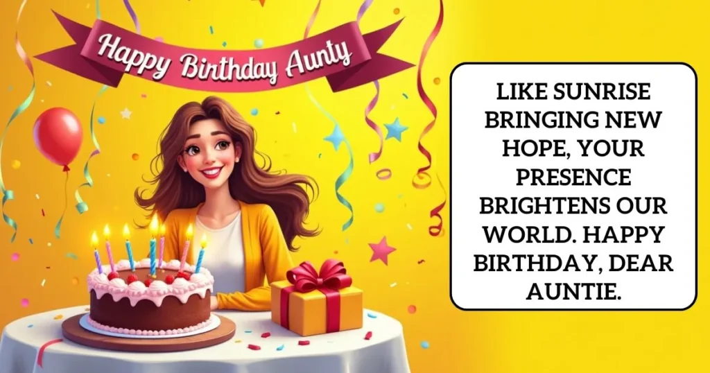 Heartwarming Birthday Celebrations for Aunt