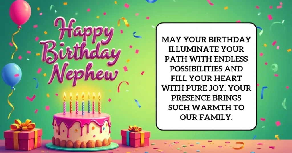 Heartwarming Birthday Wishes for Your Nephew