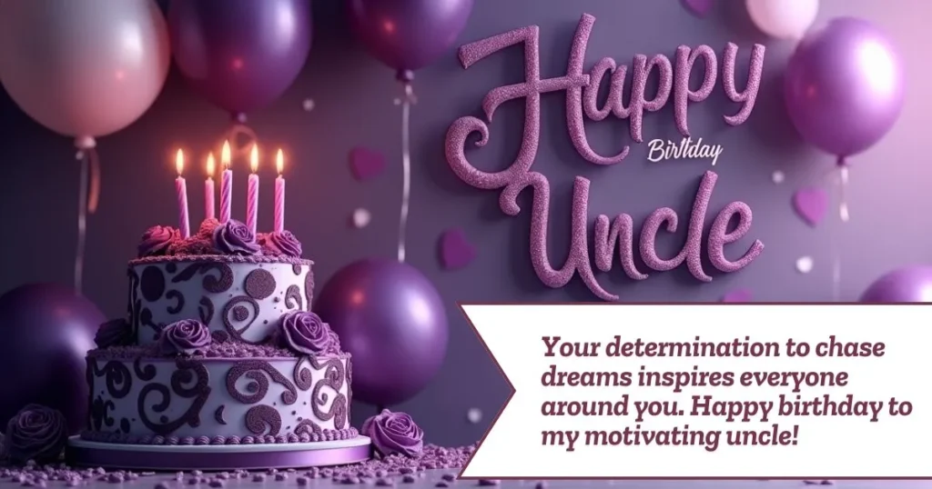 Inspirational Birthday Wishes for Uncle