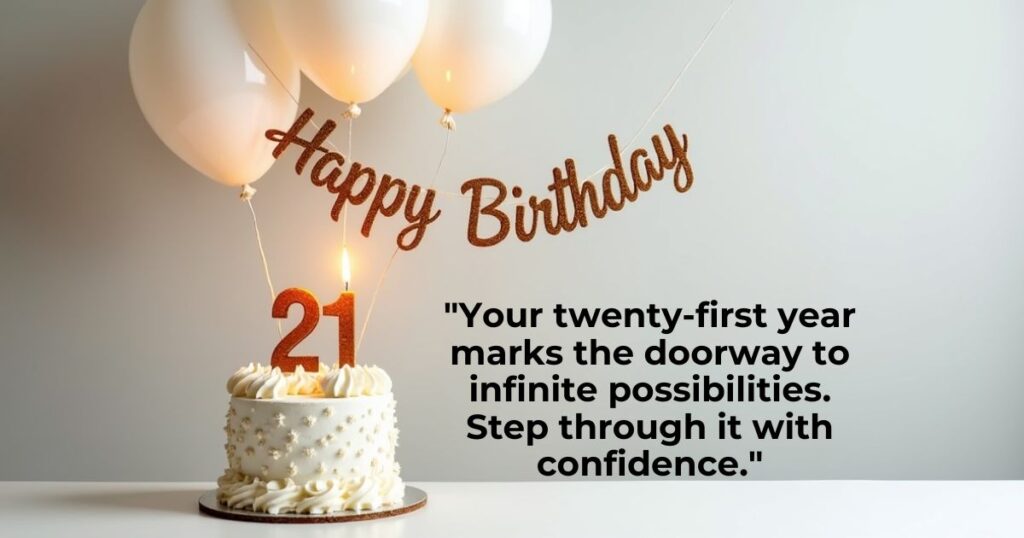 Inspirational Happy 21st Birthday Quotes