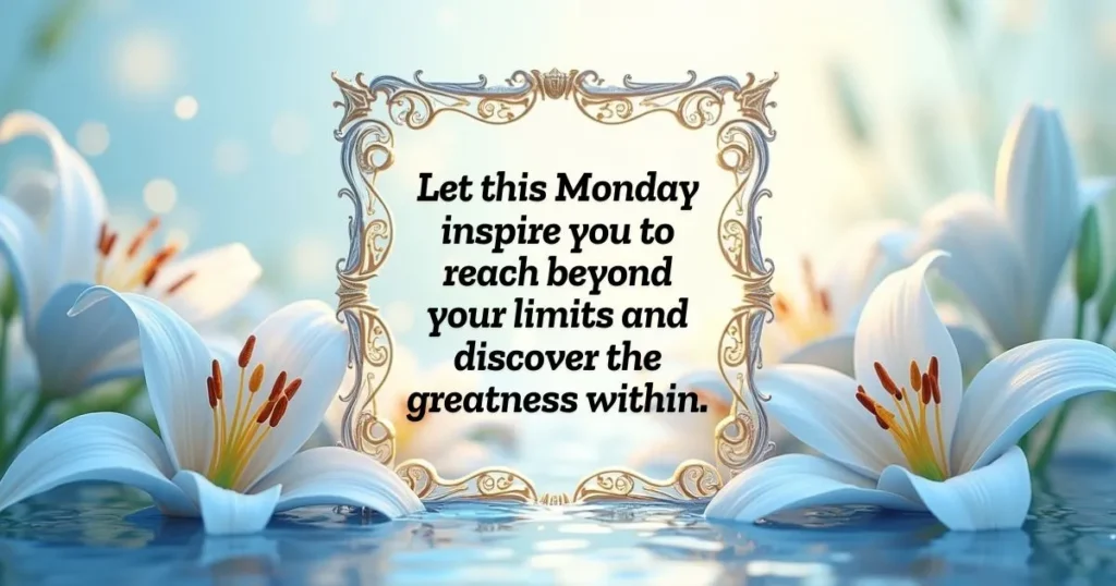 Inspirational Monday Blessings