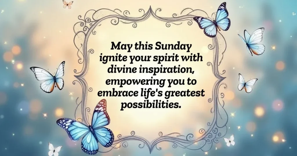 Inspirational Sunday Blessings