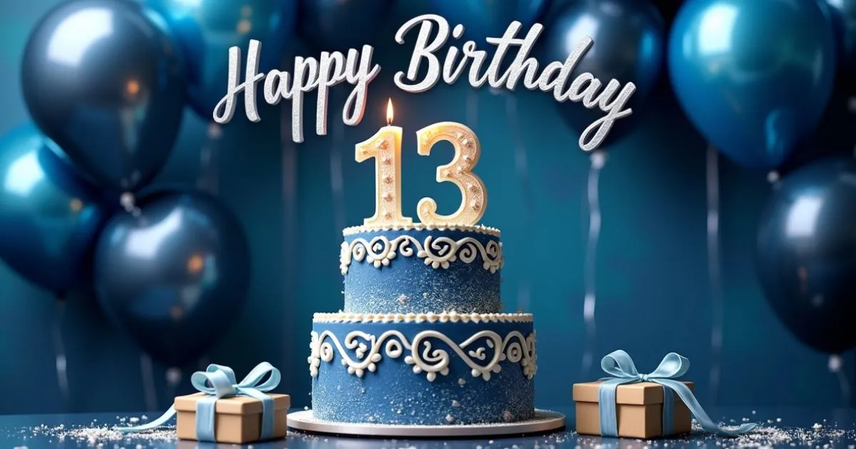 Meaningful Happy 13th Birthday Wishes for a Boy