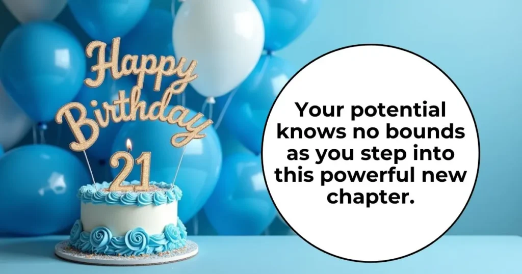 Motivational 21st Birthday Messages