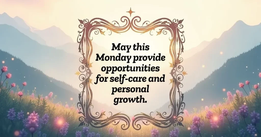 Nurturing Monday Blessings