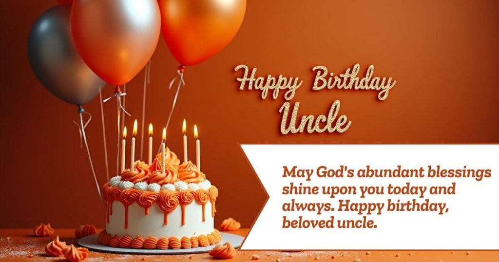 Prayer Happy Birthday Wishes for Uncle