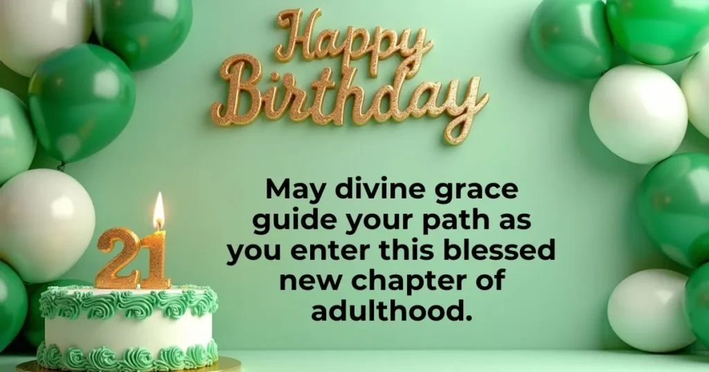 Religious 21st Birthday Blessings