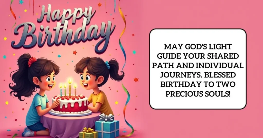 Religious Birthday Wishes for Twins