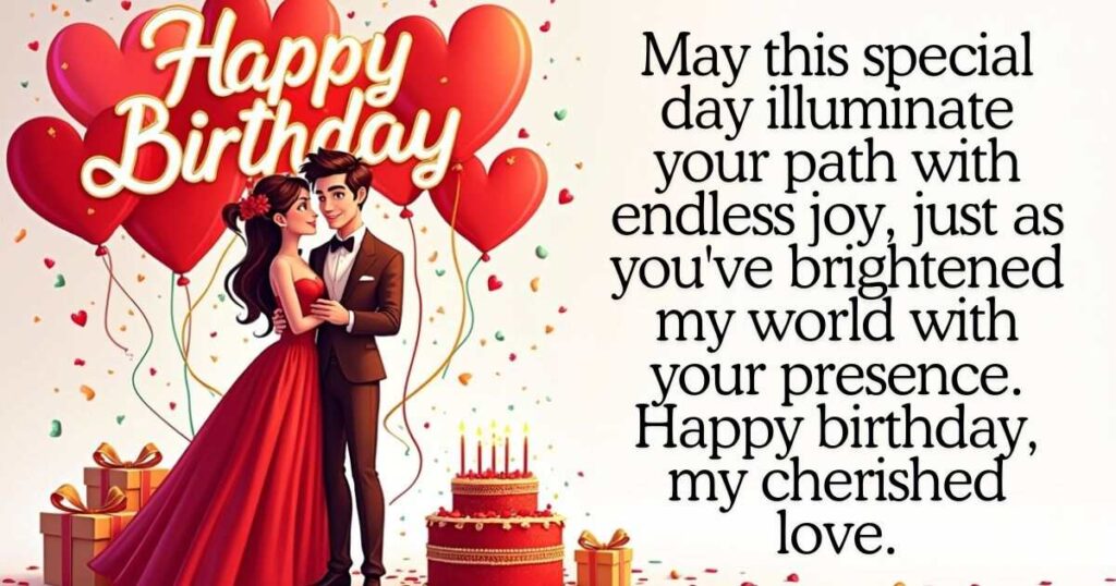 Romantic Birthday Wishes for Your Lover