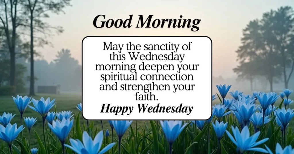 Sacred Wednesday Morning Devotions