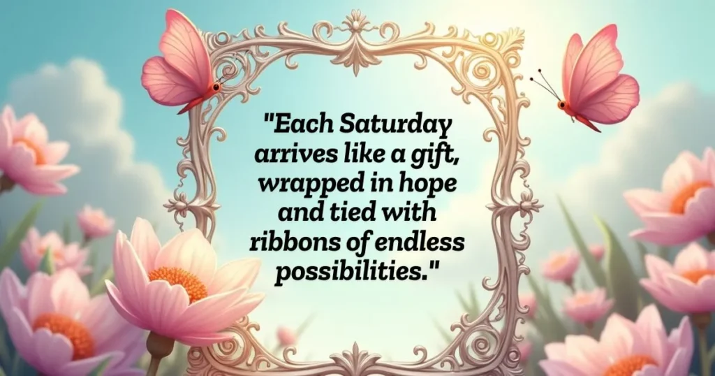 Saturday Blessings Quotes