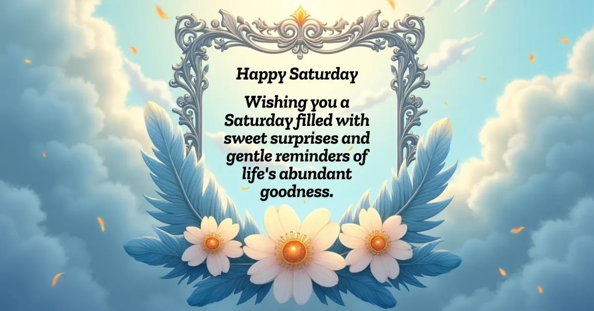 Saturday Blessings