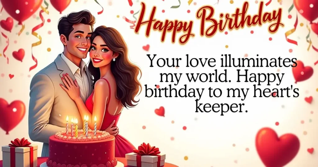 Short "Happy Birthday" Wishes for Lovers