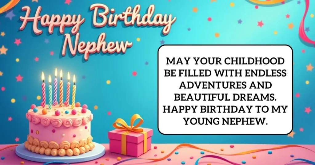 Special Messages for a Young Nephew's Birthday