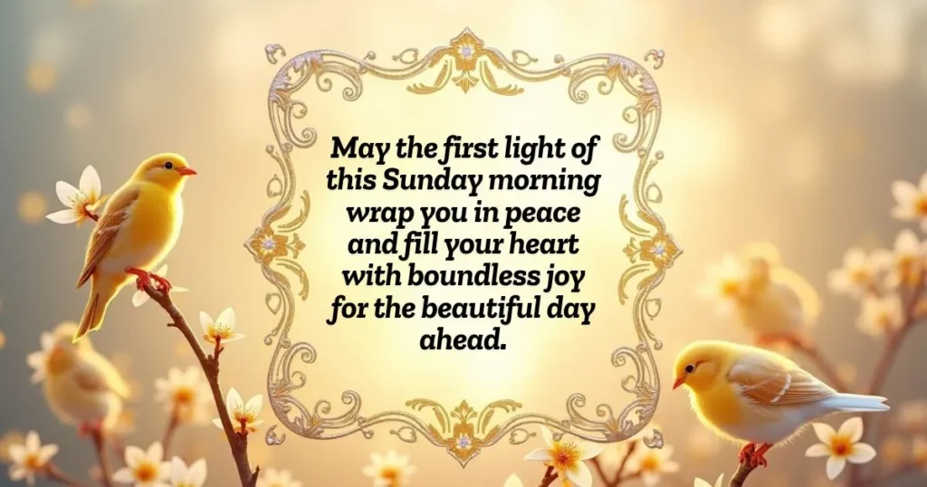 Sunday Morning Blessings