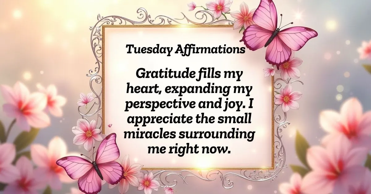 Tuesday Affirmations