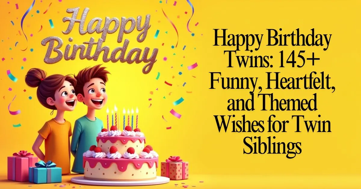 Twins Happy Birthday Wishes