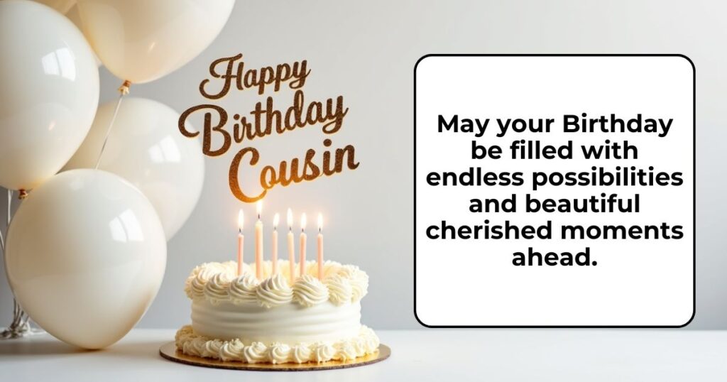 Universal Birthday Messages for Cousins