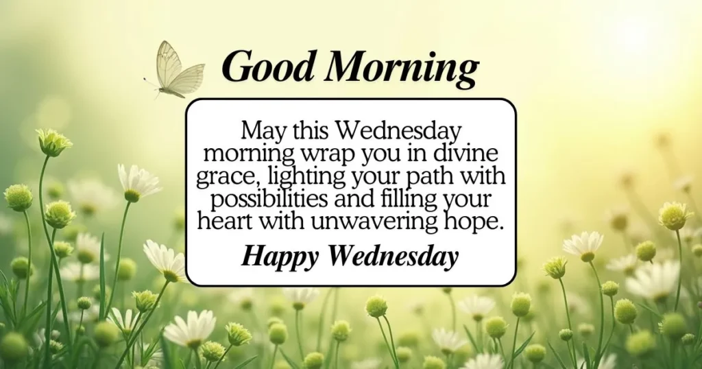 Wednesday Morning Blessings