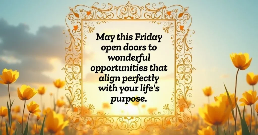 140+ Spiritual Positive Friday Blessings: For a Fresh Start and Happy Weekend Encouraging Blessings for Your Friday Journey