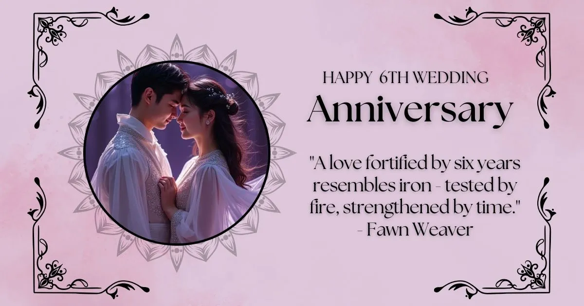 6th Anniversary Wishes for Husband: Sentimental Wishes and Quotes 