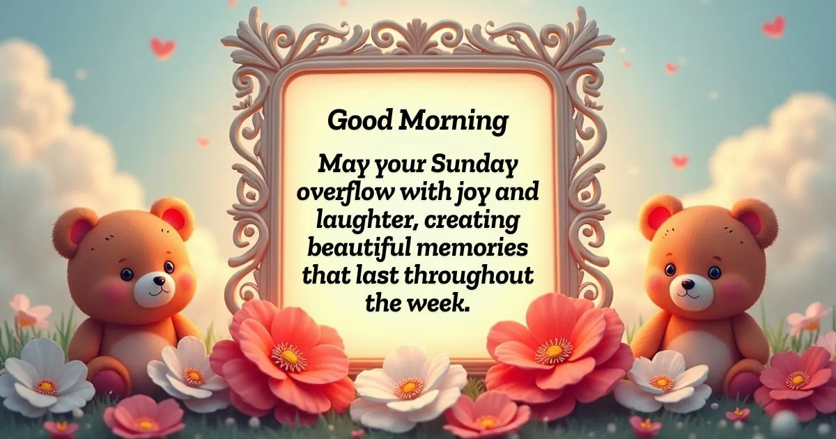 Good Morning Sunday Blessings